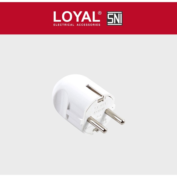 Loyal Colokan Steker Listrik Arde Oval Ly933