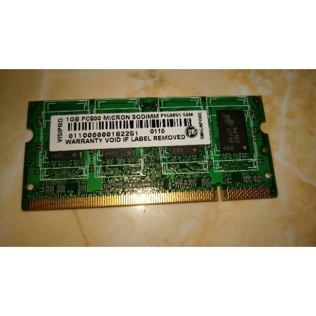 RAM Laptop DDR2 1GB Visipro PC6400