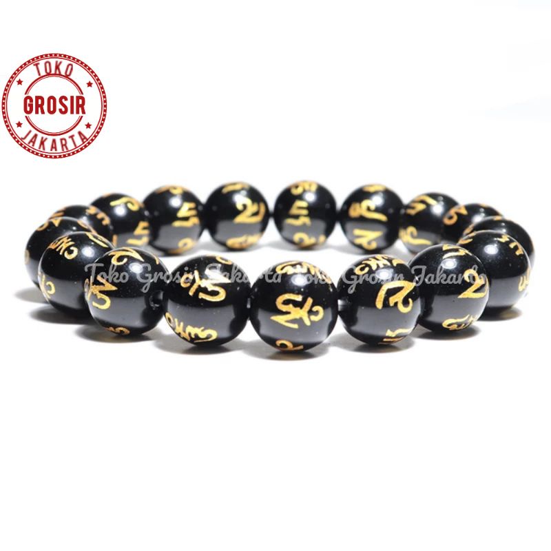 Gelang Batu Mantra Buddha 8Mm 10Mm