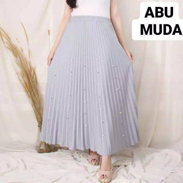 Rok plisket mutiara