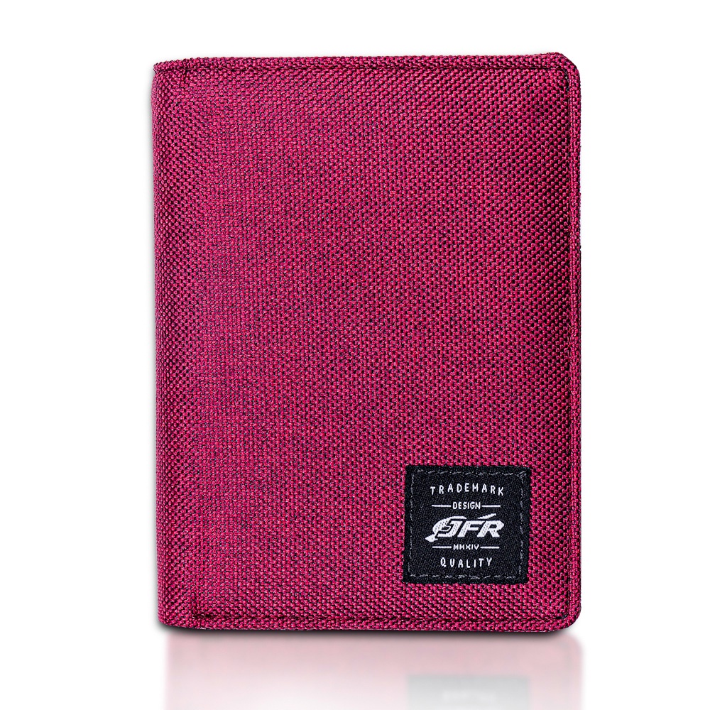 JFR Fashion Dompet Pria 3/4 Bahan Kulit Canvas JP11-MAROON