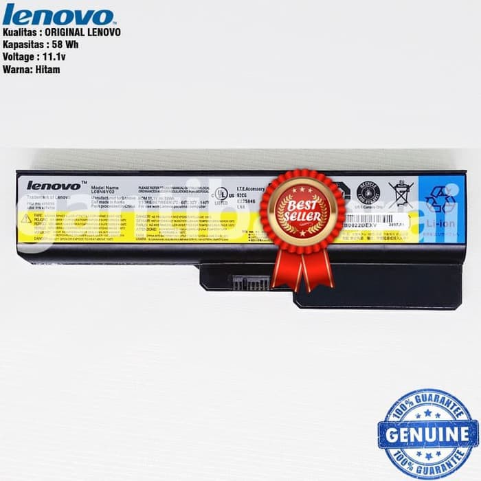 Baterai Laptop Lenovo G450 Original