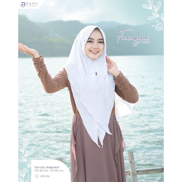 Farasya Daffi Hijab - khimar plisket