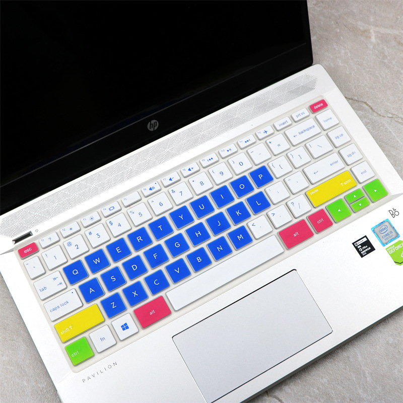 For 13.3inch HP Envy13-aq I5-10210U Colorful Silicone laptop Keyboard Protector Keyboard Cover Skin