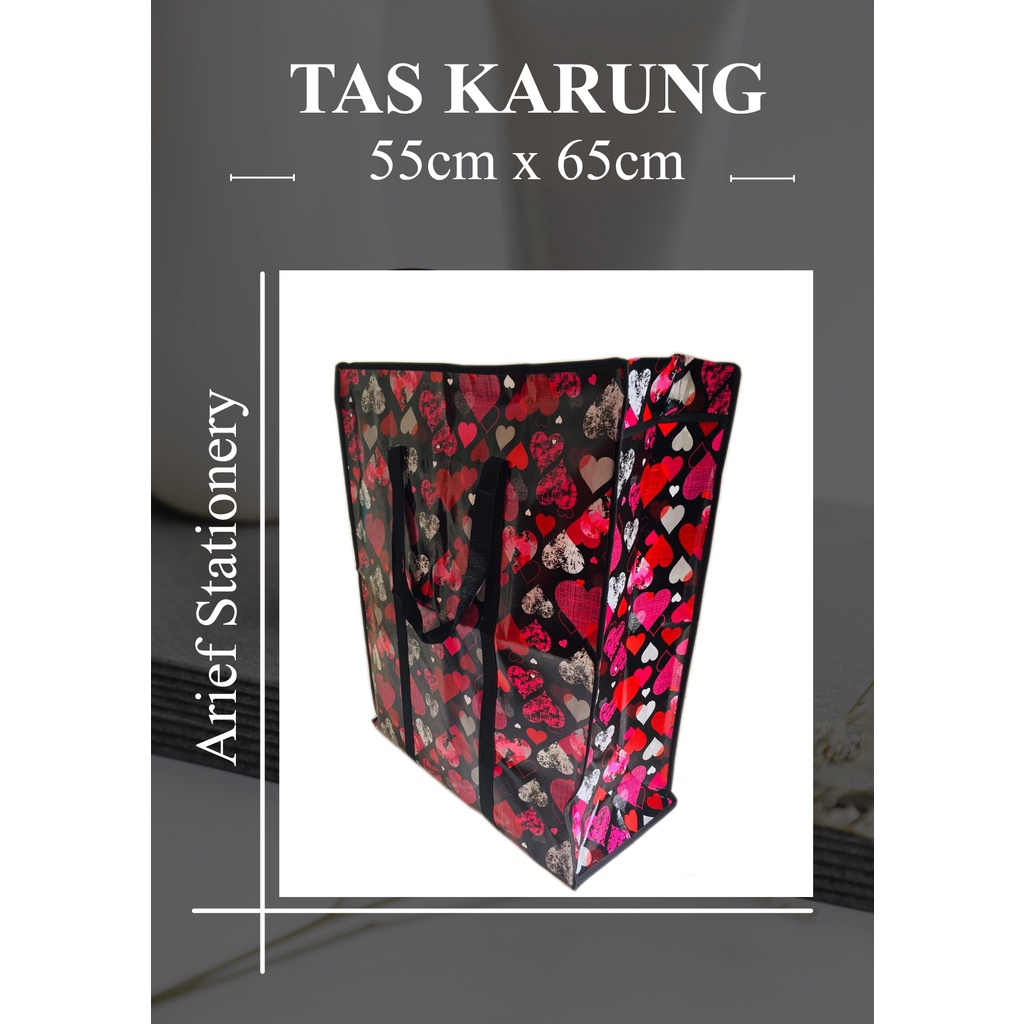 Tas Karung Serbaguna Tas Loundry Tas Belanja Ukuran Besar 55CM x 65CM