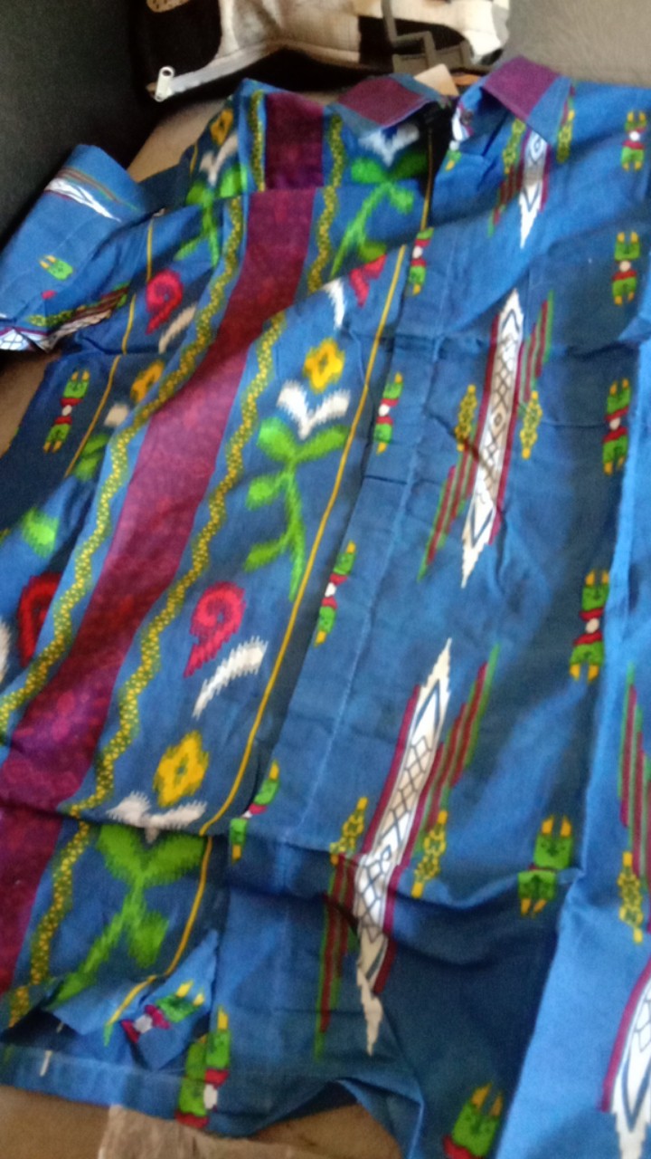 Pandawa Kemeja Batik Pria M.l.xl.xxl Lengan Pendek