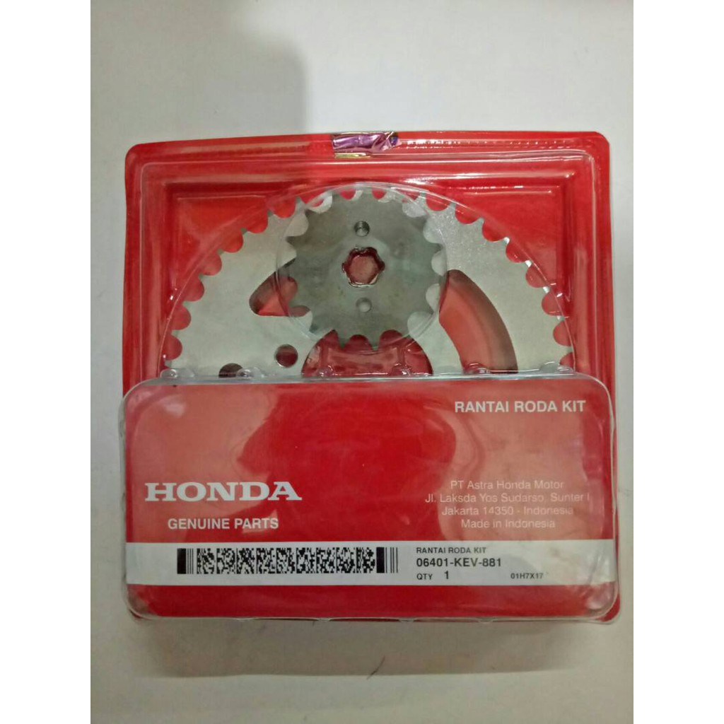 Gear Set Honda Supra x lama Original 100% KEV