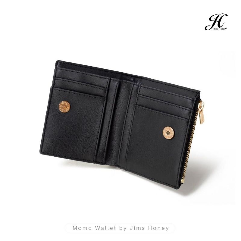 MOMO WALLET JIMS HONEY ORI DOMPET PENDEK TIPIS KECIL LIPAT WANITA IMPOR FASHION CEWE KOREA CROCO MURAH