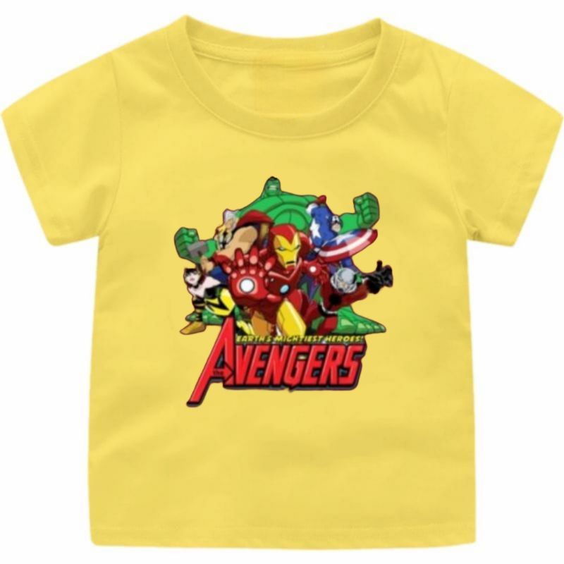 BAJU KAOS ANAK MARVEL AVENGER CEWEK-COWOK 1-12TAHUN FASHION ANAK TERBARU