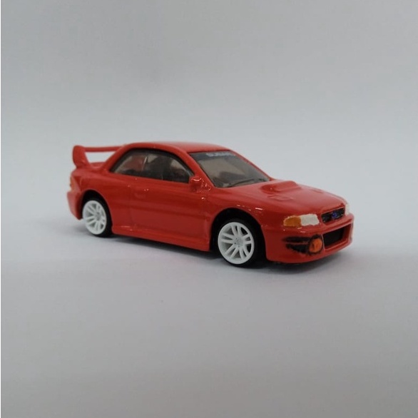 Hotwheels 98 Subaru Impreza 22B STI Version Custom Red Merah HW Hot Wheels Diecast Die Cast