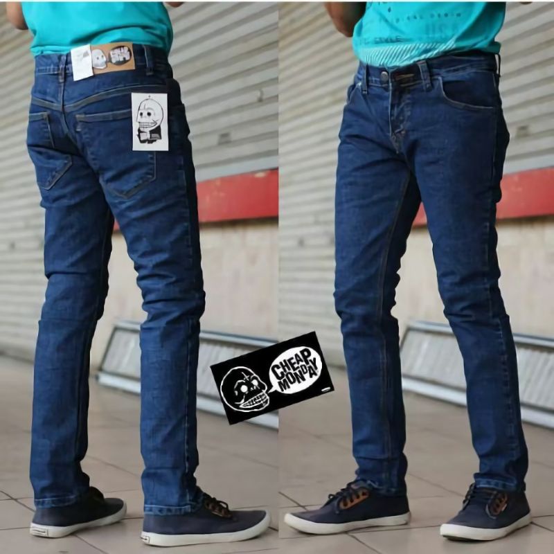 [HARGA PROMO!!] CELANA JEANS PANJANG PENSIL SLIMFIT PUTIH Skinny Jeans / Celana Putih Pria Murah