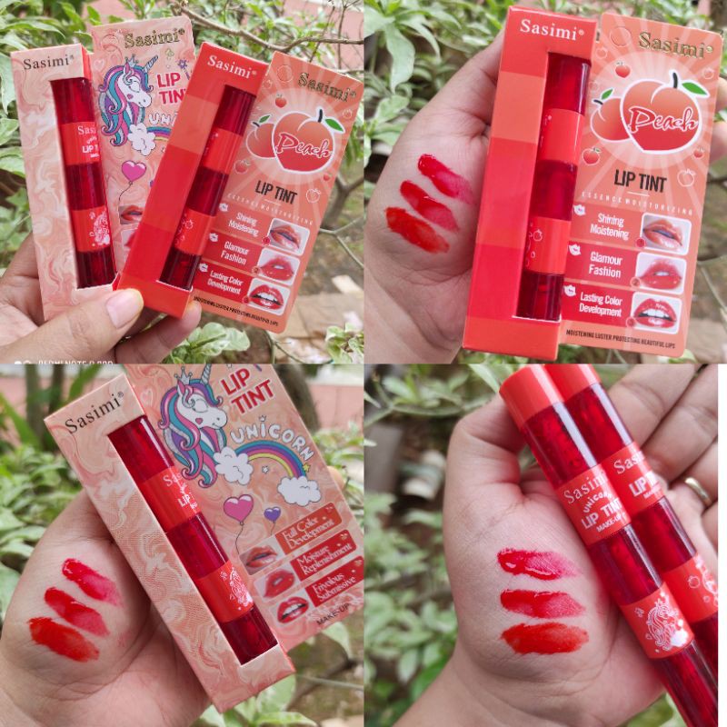 SASIMI LIPTINT 3IN1 UNICORN & PEACH