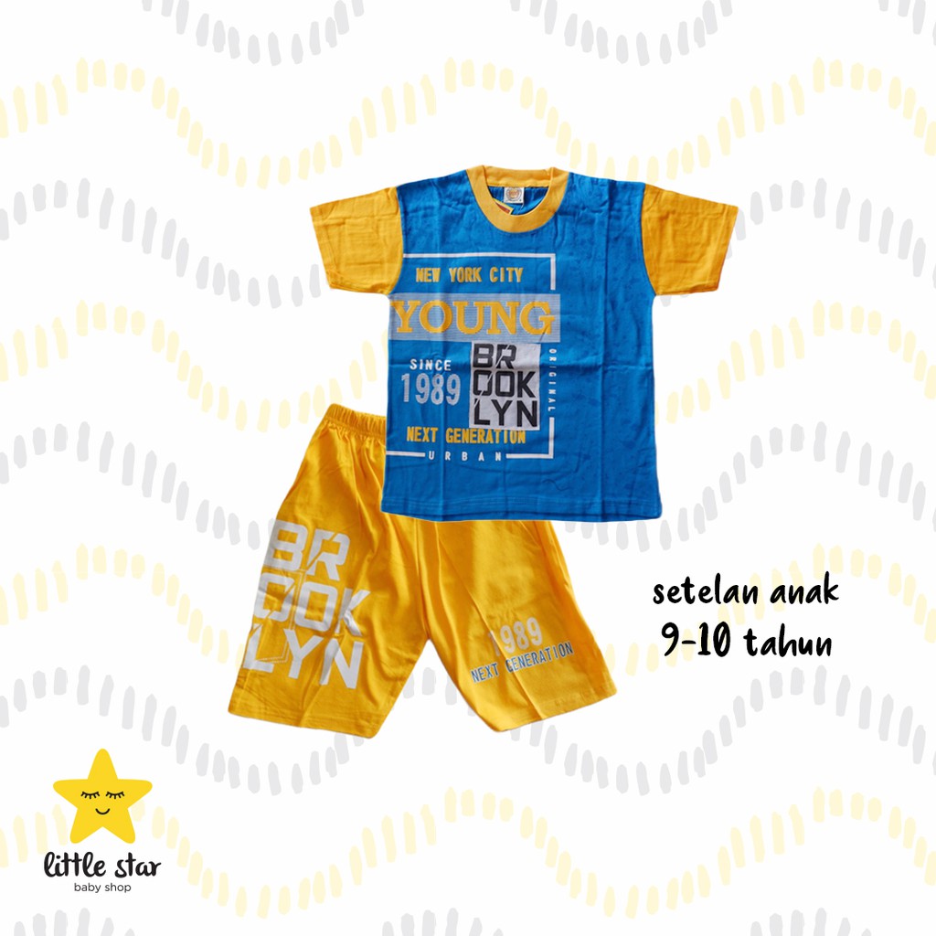 MURAH - Shoga Setelan Anak Cowok | Set Baju Atasan Kaos Celana