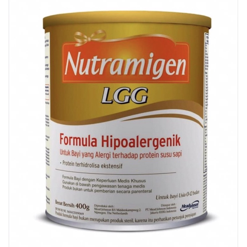 Nutramigen LGG 400 gram ( susu nutrisi khusus bayi alergi susu sapi )