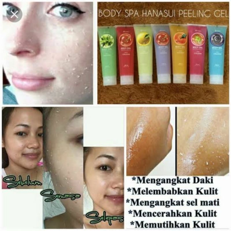 Body spa gel perontok daki