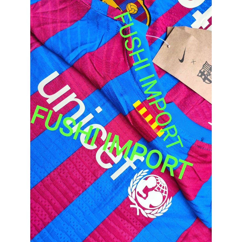 PLAYER ISSUE DRIFIT ADV - JERSEY BOLA BARCA HOME 2021-2022 VAPORKNIT HQ IMPORTS