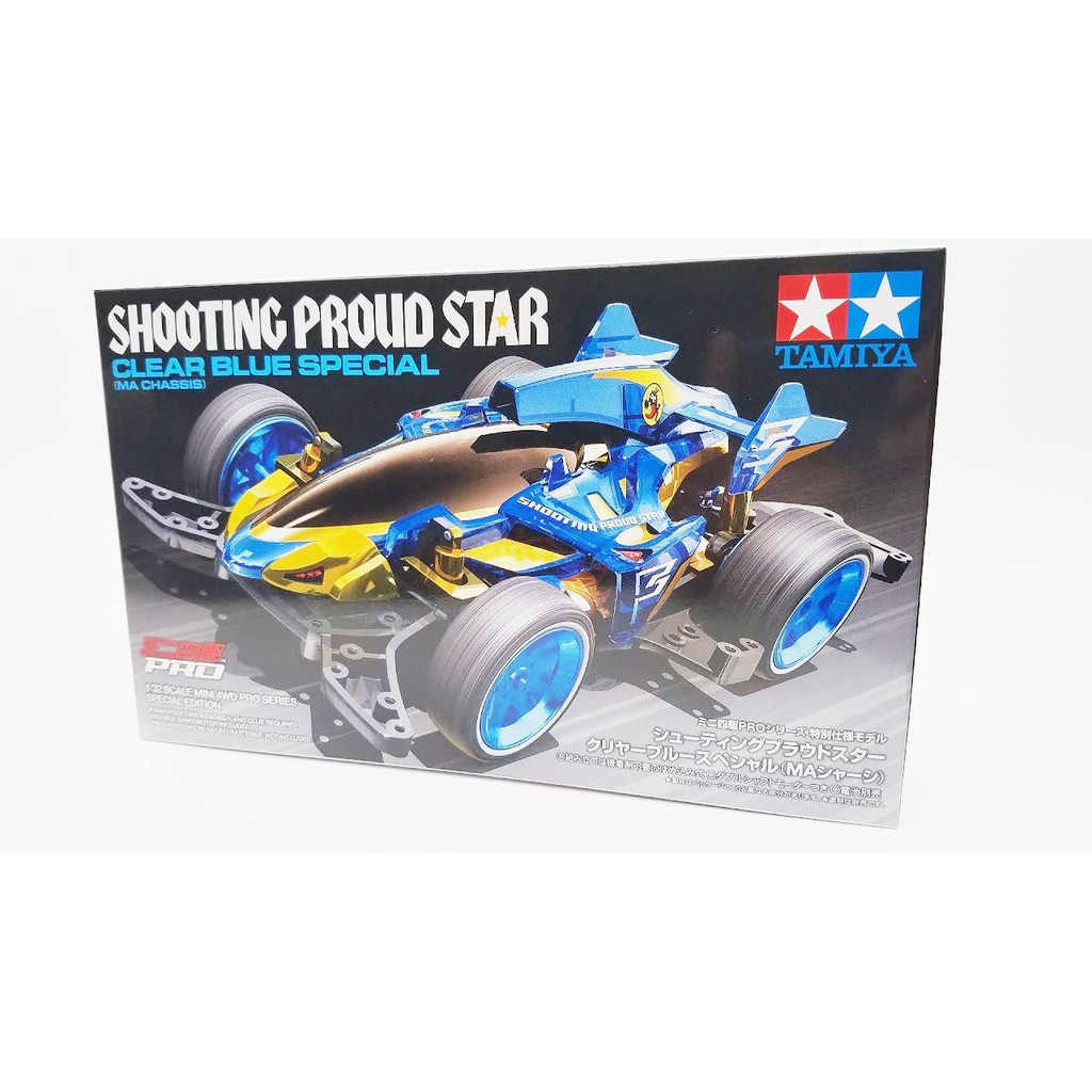 Tamiya Shooting Proud Star Clear Blue Special Mini 4WD