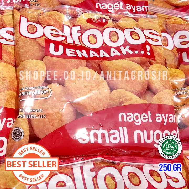 BELFOODS NUGGET 250gr Nuget Uenaaak Naget Ayam Belfood PROMO Halal Murah Terbaik
