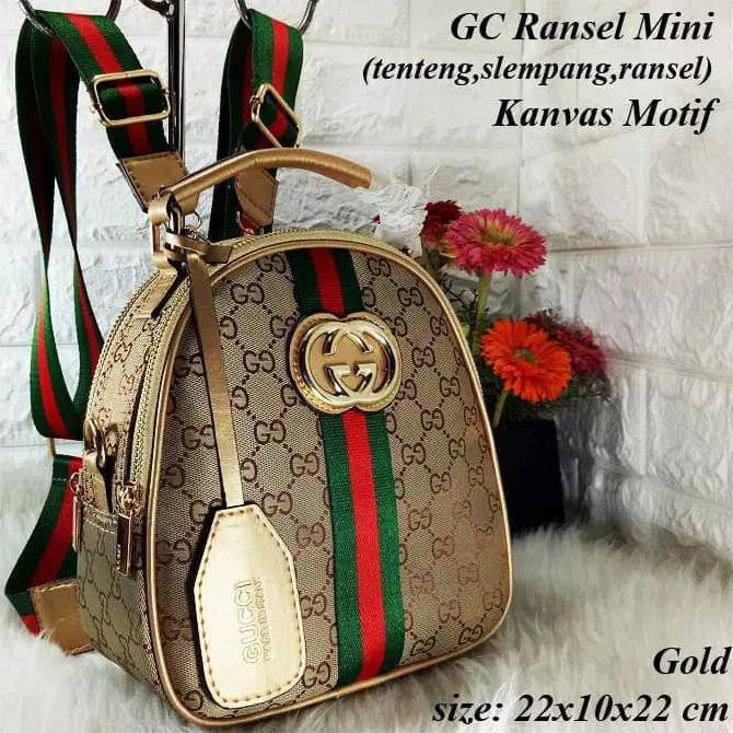 Tas best sale gucci backpack