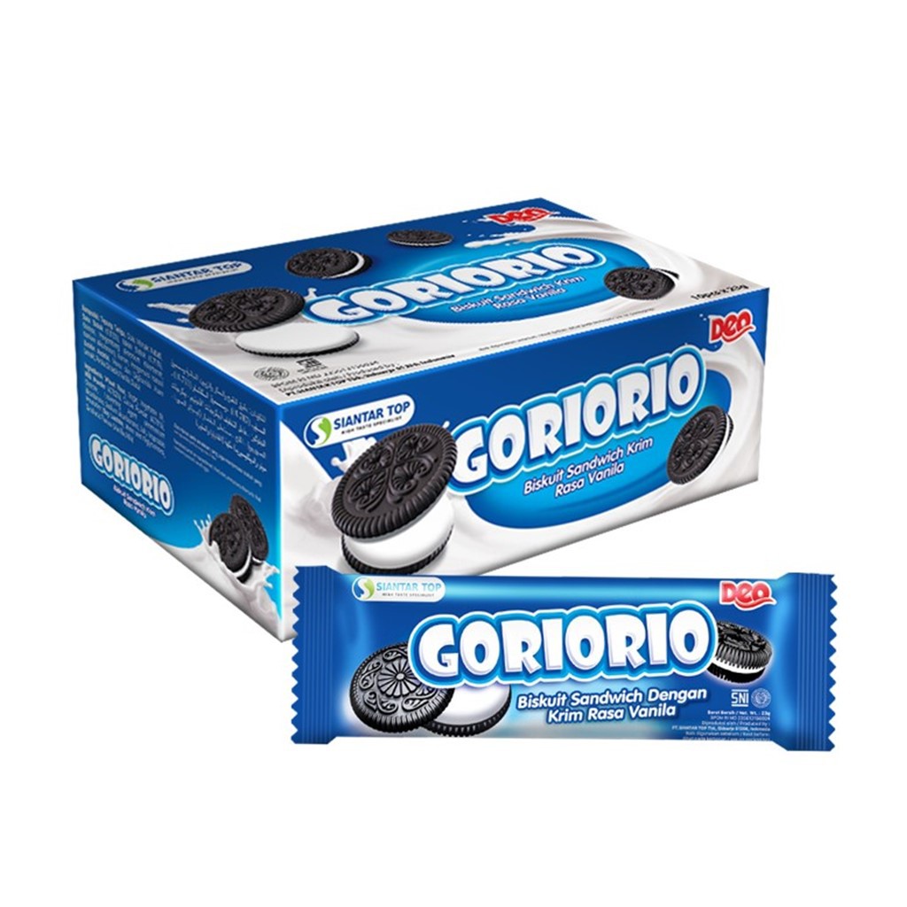 

GORIORIO VANILA 23 gram x 10Pcs [1 Box] Promo Snack