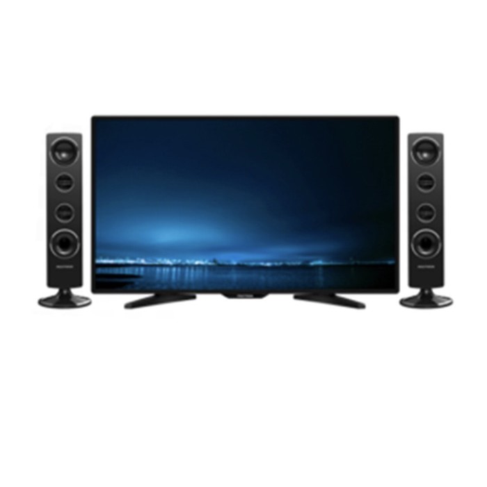 LED POLYTRON PLD 40TS853+2 TOWER SPEAKER ACTIVE-Digital TV 40inch / TV MURAH BERKWALITAS GARANSI