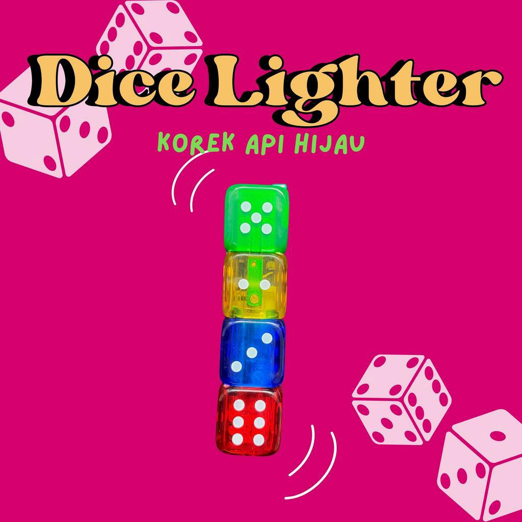 DICE LIGHTER | KOREK API HIJAU | GREEN FLAME LIGHTER | KOREK API DADU | KOREK API NYALA | KOREK VIRA