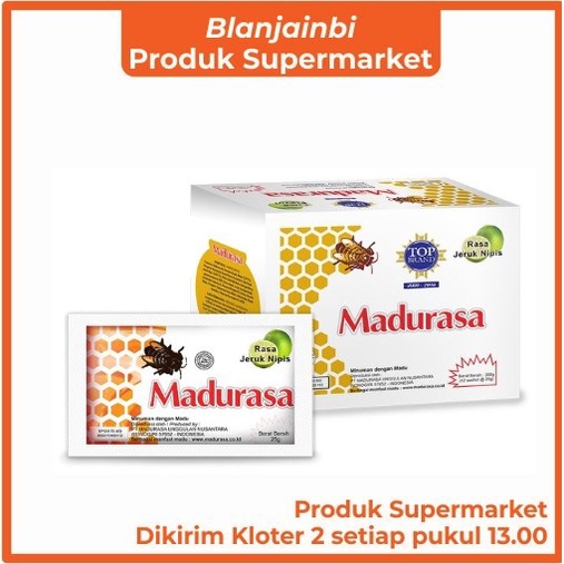 

Madu Rasa Jeruk 12 x 20 ml