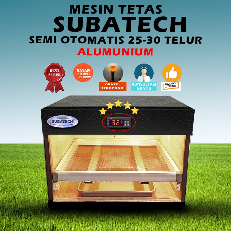 SUBATECH RG 30 Mesin Tetas Telur Semi Otomatis Penetas