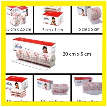 Ultrafix Plester Luka Anti Air Onemed Plesterin Ultrafik Non Woven / Plester Luka Gulung 10x1