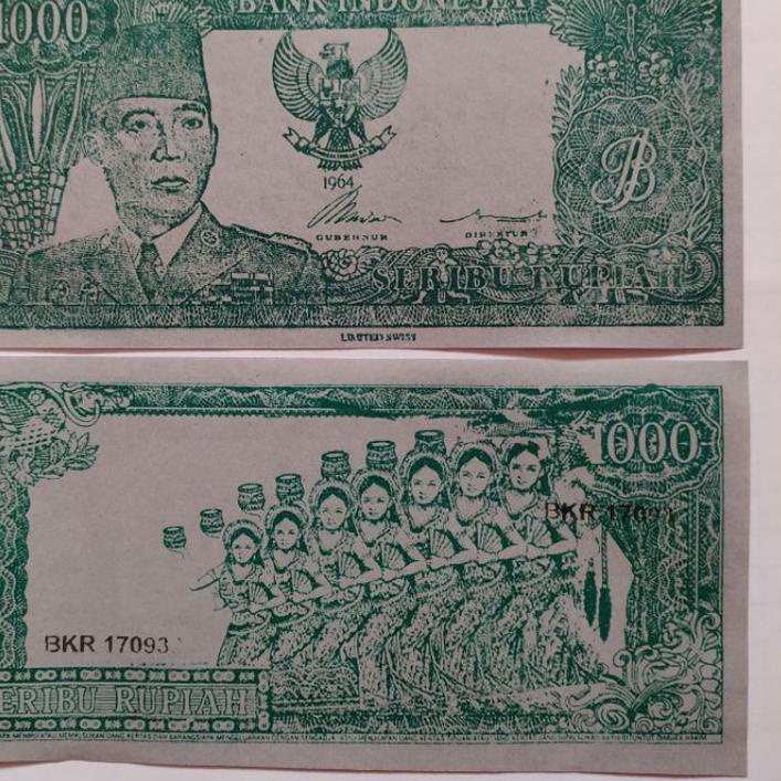 Terbaru 10.10 SOUVERNIR SUKARNO 1964 SERIMPI 7 / PENARI 7