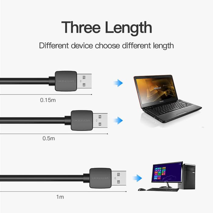 Vention USB Hub 2 0 4 Port dengan Micro USB Power Supply