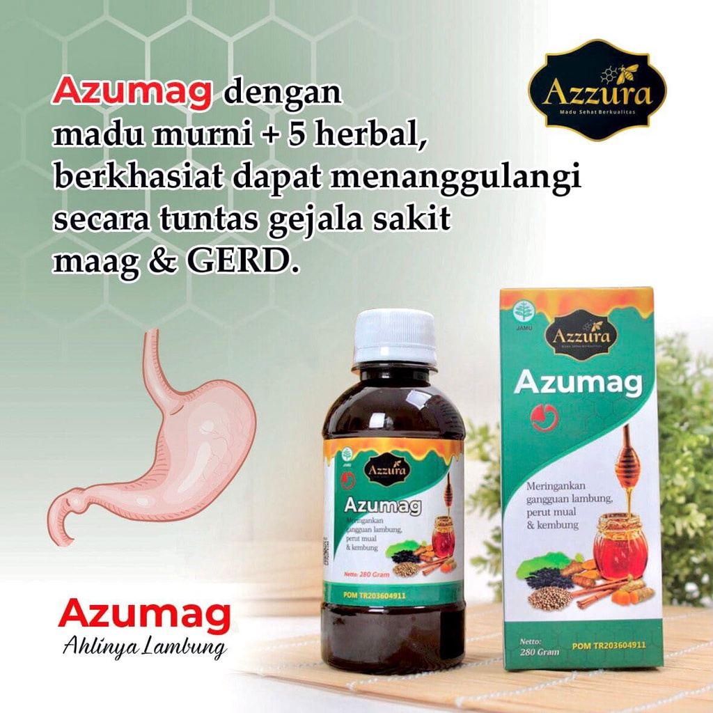 

Madu Azzura Azumag Madu Obat Sakit Maag - Sakit Gerd - Sakit Lambung