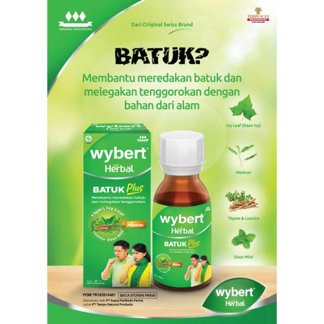 Wybert Sirup Batuk Aman Buat Ibu Hamil Menyusui 60ml Shopee Indonesia