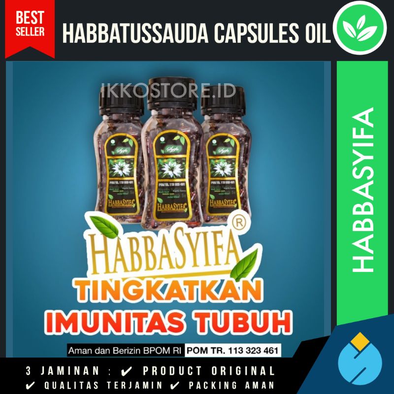 

HABBATUSSAUDA OIL 200 CAPS / HABBASYIFA OIL / MINYAK HABATUSSAUDA PEKANBARU