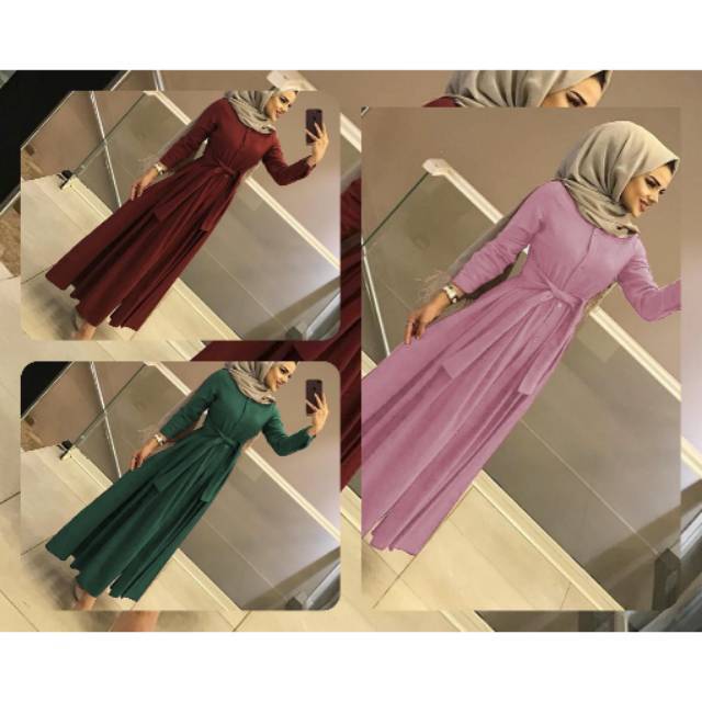 GAMIS/DRESS ,PAKAIAN WANITA MUSLIMAH Maxi aretha