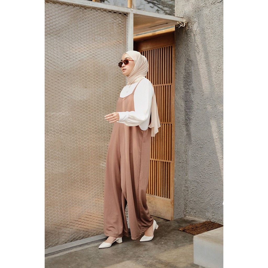 AshBeyl | Albani Overall | Jumpsuit | Casual Outfit | Pakaian Wanita | Baju Bengkel | Style Remaja