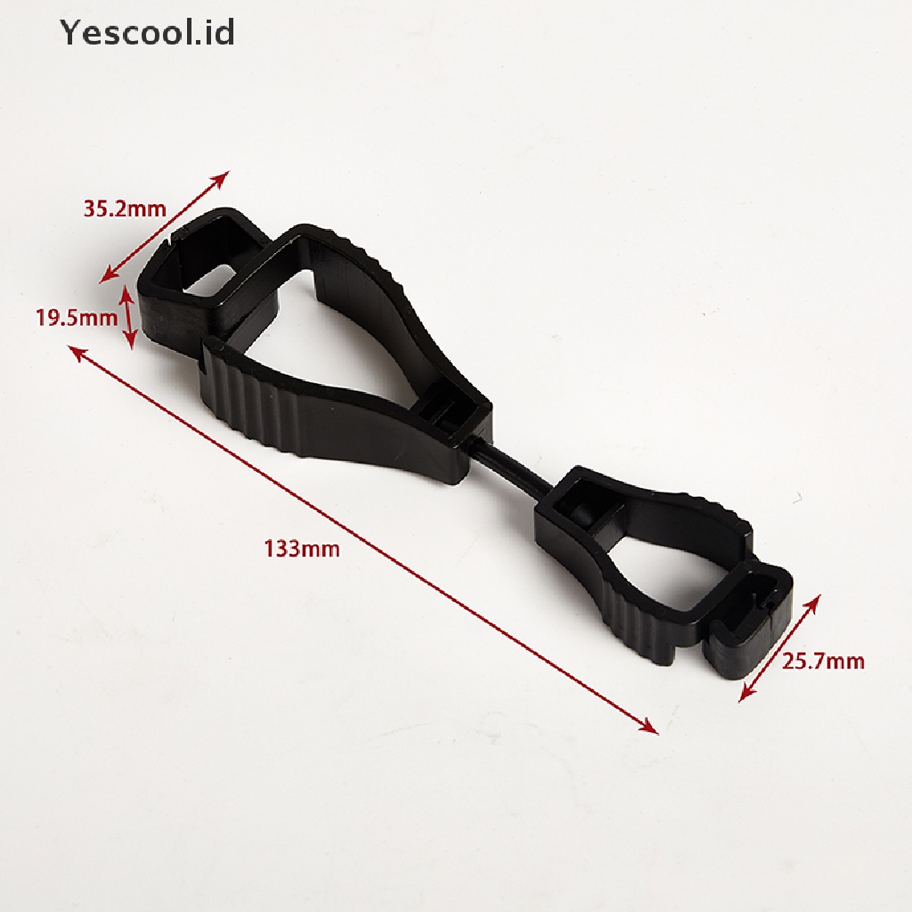 【Yescool】 Glove Clip Holder Hanger Labor Work Clamp Grabber Safety Work Glove Clip .