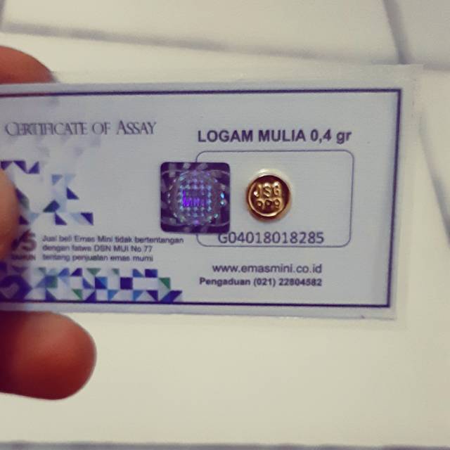 Emas Mini 0.4 Gram
