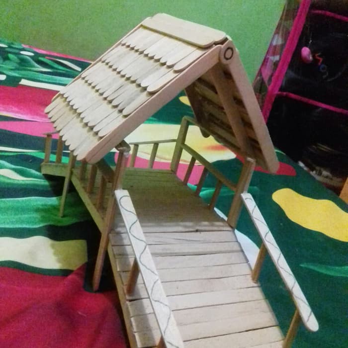 Jual miniatur jembatan dari stik es cream | Shopee Indonesia