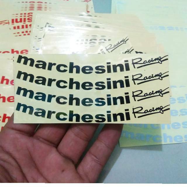 stiker velg sticker velk marchesini racing 1