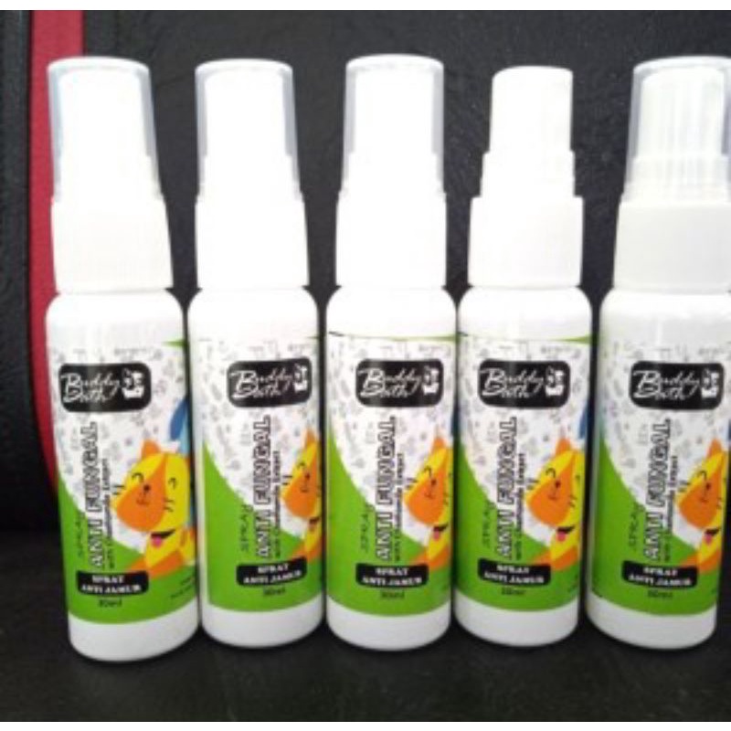 BUDDY BAT SPRAY 30ML OBAT SPRAY JAMUR KUCING ANJING ANTI FUNGAL