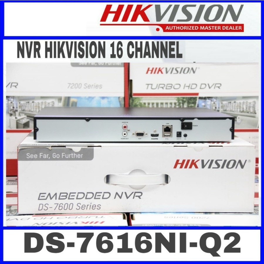 NVR HIKVISION 16 Channel DS-7616NI-Q2 - 2 SLOT HDD