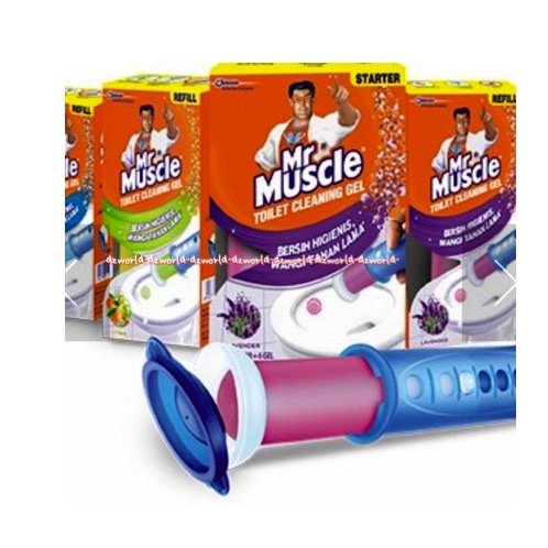 Mr Muscle Toilet Cleaning Gel 5in1 Dengan Alat Higienis Anti Noda Mrmuscle Starkit Pewangi Toilet Otomatis Model Gel Di Tempel Di Kloset Jel Jeli Jelly
