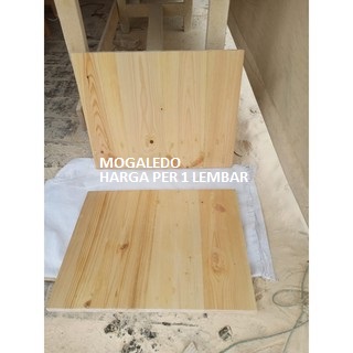 PAPAN AMBALAN JATI BELANDA 40X40X2CM SUDAH DIVERNIS HALUS