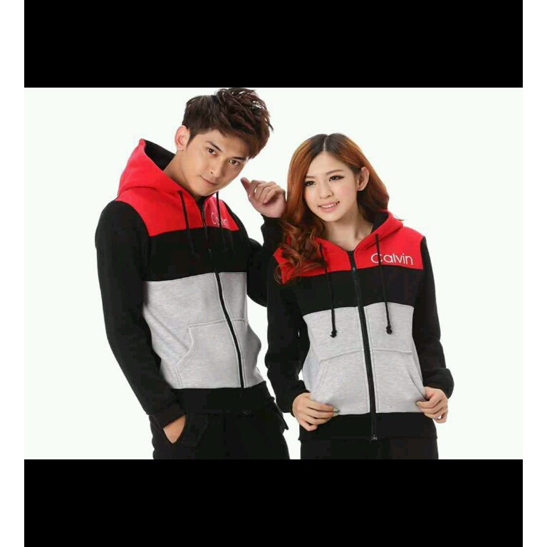 couple hoodie jacket calvin babyterry