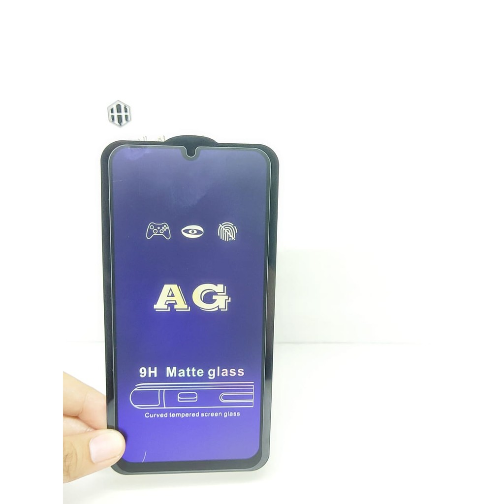 MATTE Blue Ray 9H Vivo S1 S1 Pro 6.38 inch Tempered Glass FULL GLUE NO Sidik Jari ANTI RADIASI