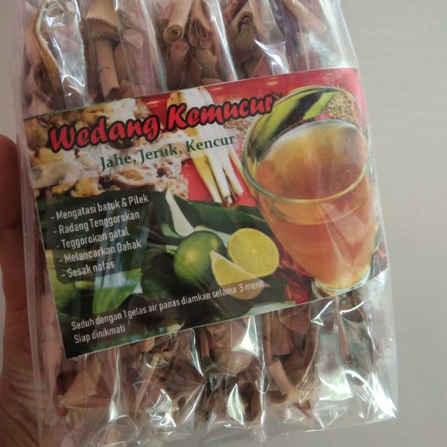 

Wedang Kemucur JAHE KENCUR JERUK NIPIS isi 10pcs