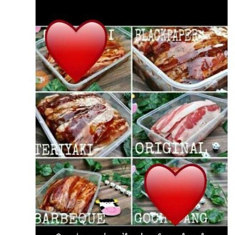 

slice beef marinasi