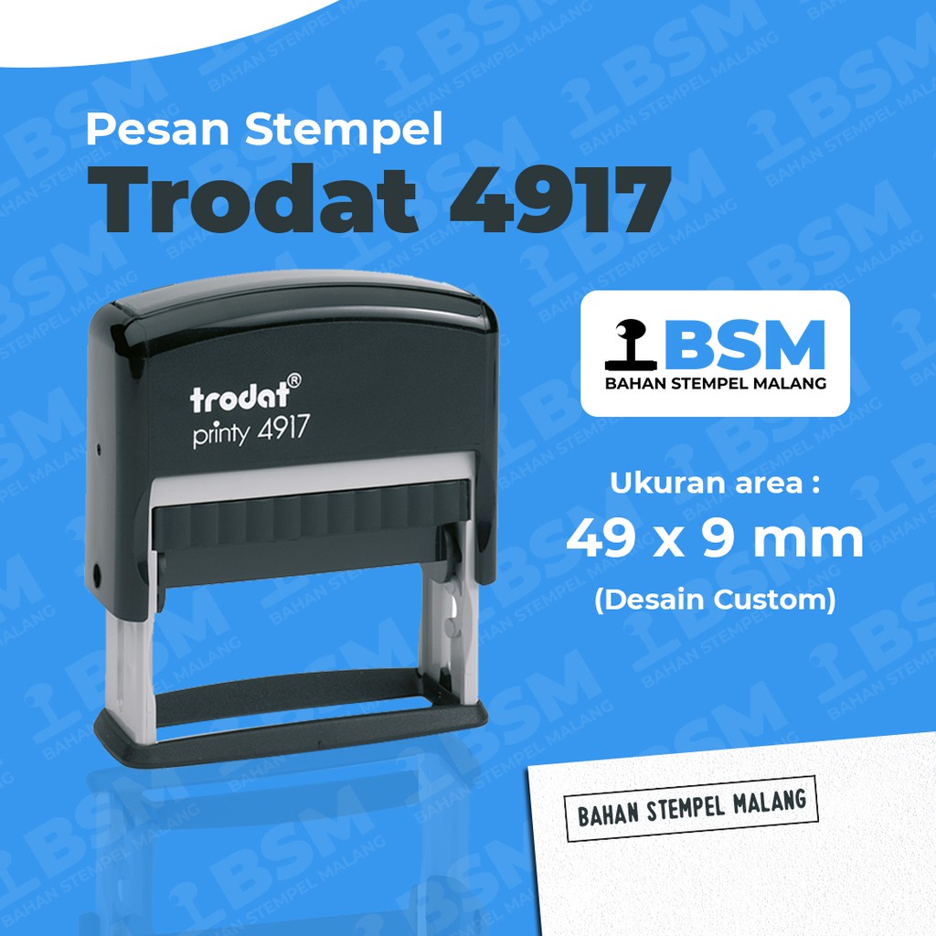 

Pesan Stempel Trodat 4917 - Stempel Untuk Guru, Dokter, Arsitektur, Perusahaan, Pengusaha Online