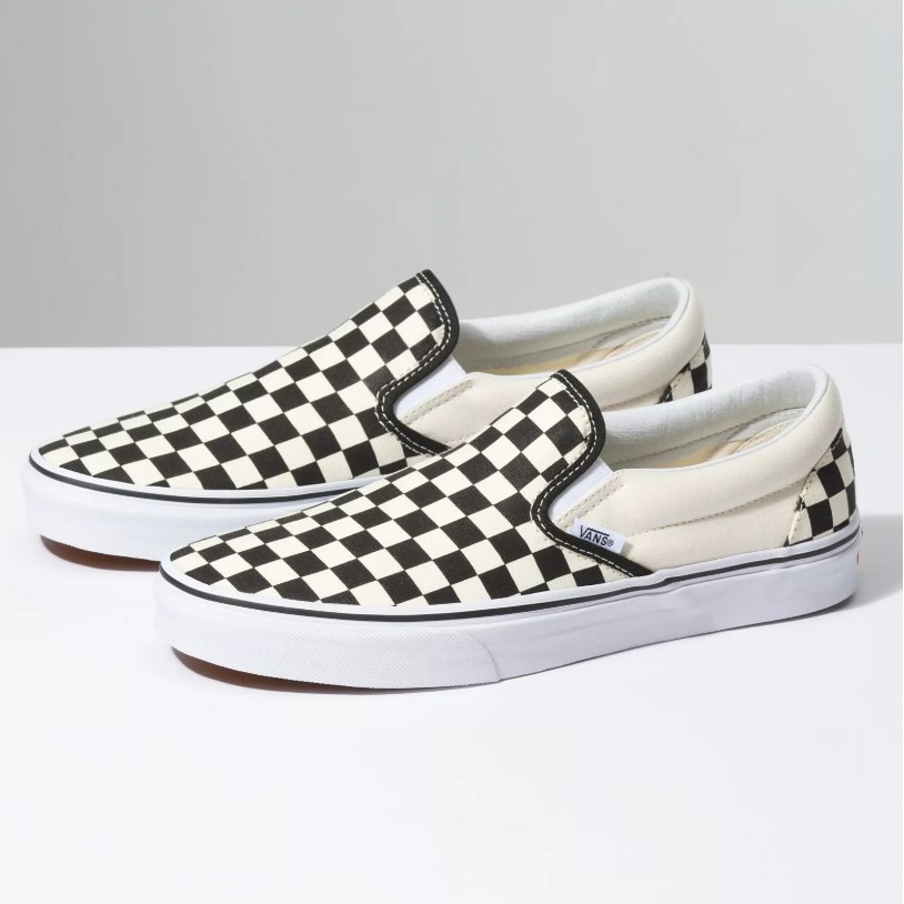 Vans Slip On Classic Checkerboard Original Sneaker - Sepatu Vans Catur Murah